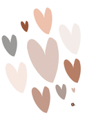 Coeur pastel flottant pour des &eacute;motions douces